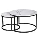 loftscape Couchtisch Stornway 2-teilig | Mehrfarbig