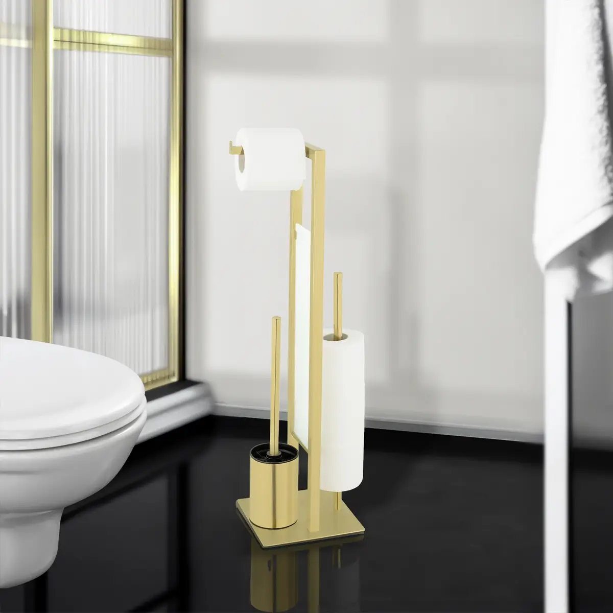 WENKO WC-Garnitur Rivalta | Gold