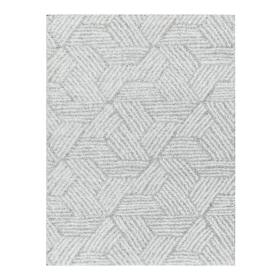 Livabliss Hochflorteppich Eupen 200 x 275cm Grau/Lichtgrau | Grau