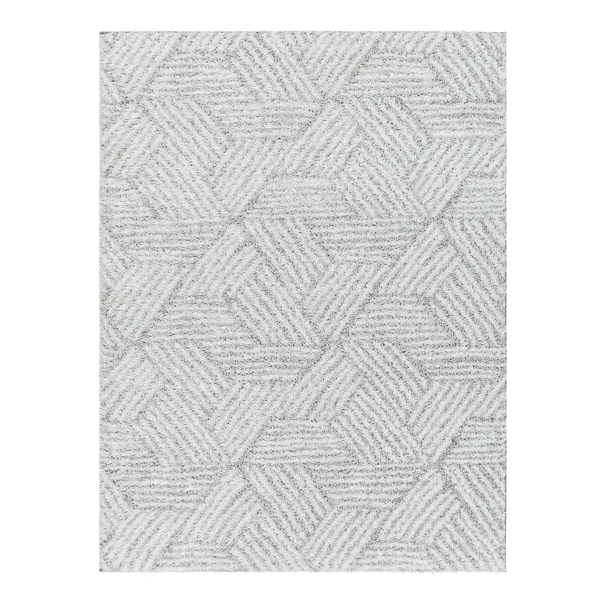 Livabliss Hochflorteppich Eupen 200 x 275cm Grau/Lichtgrau | Grau