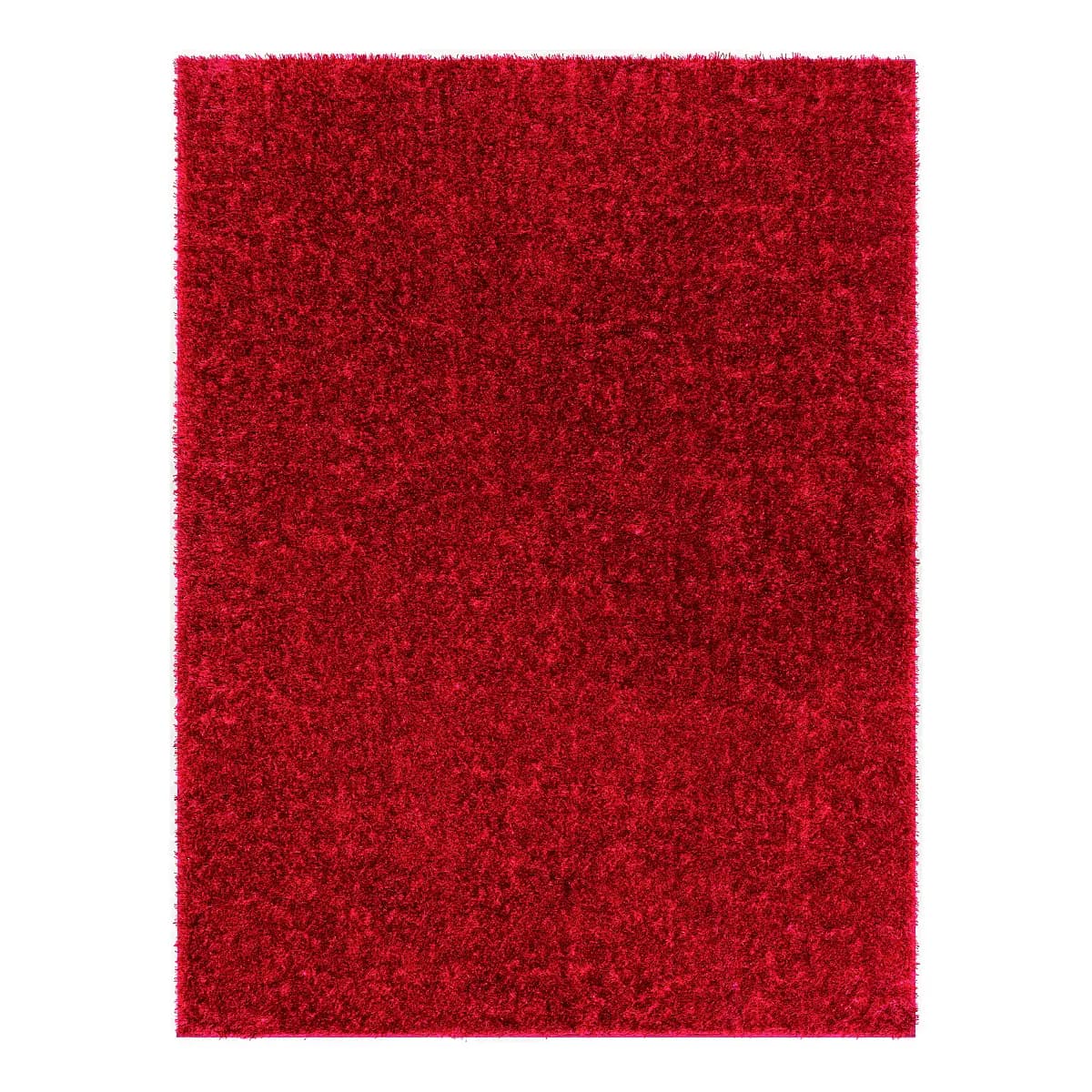 Hochflor-Teppich Trento 200 x 275cm Rot/Rot | Rot