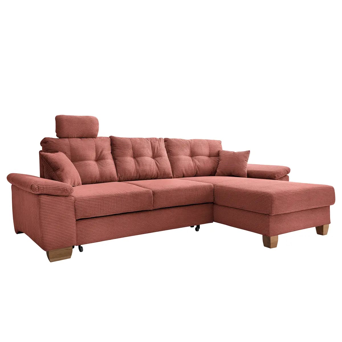 Fredriks Ecksofa mit Schlaffunktion Typ A | Rot