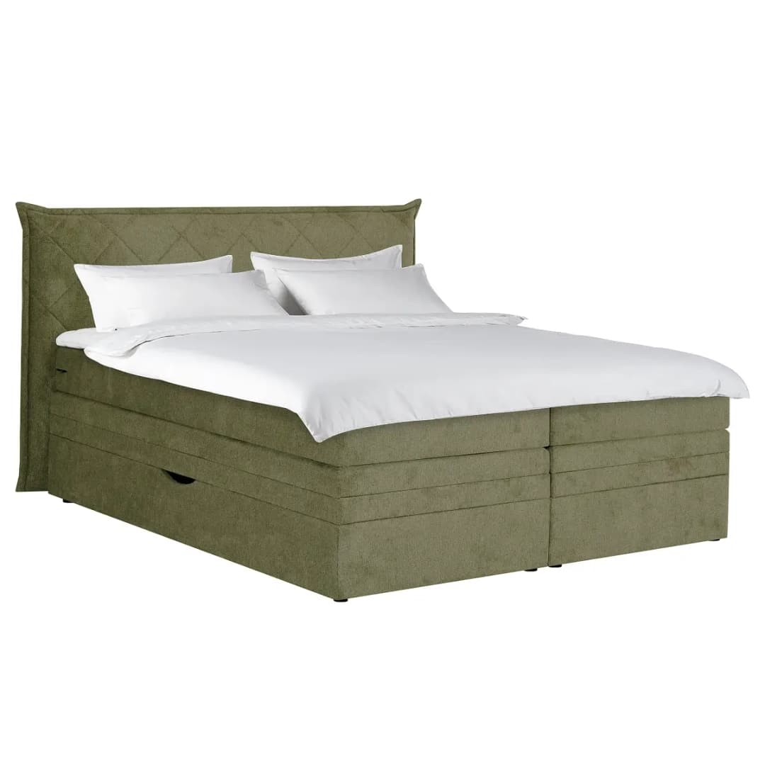 Boxspringbett Gesell 160 x 200cm | Grün