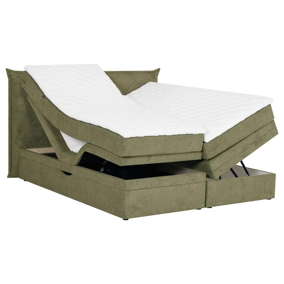 Boxspringbett Gesell 160 x 200cm | Grün