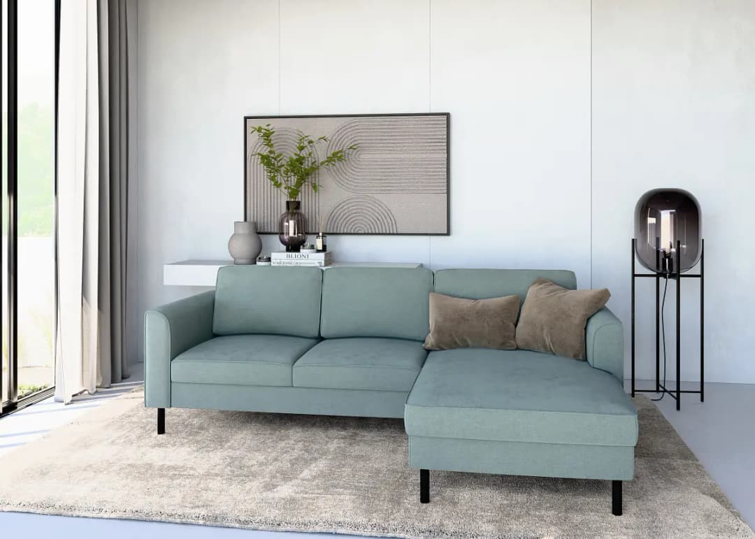 Mørteens Ecksofa Linna | Grau