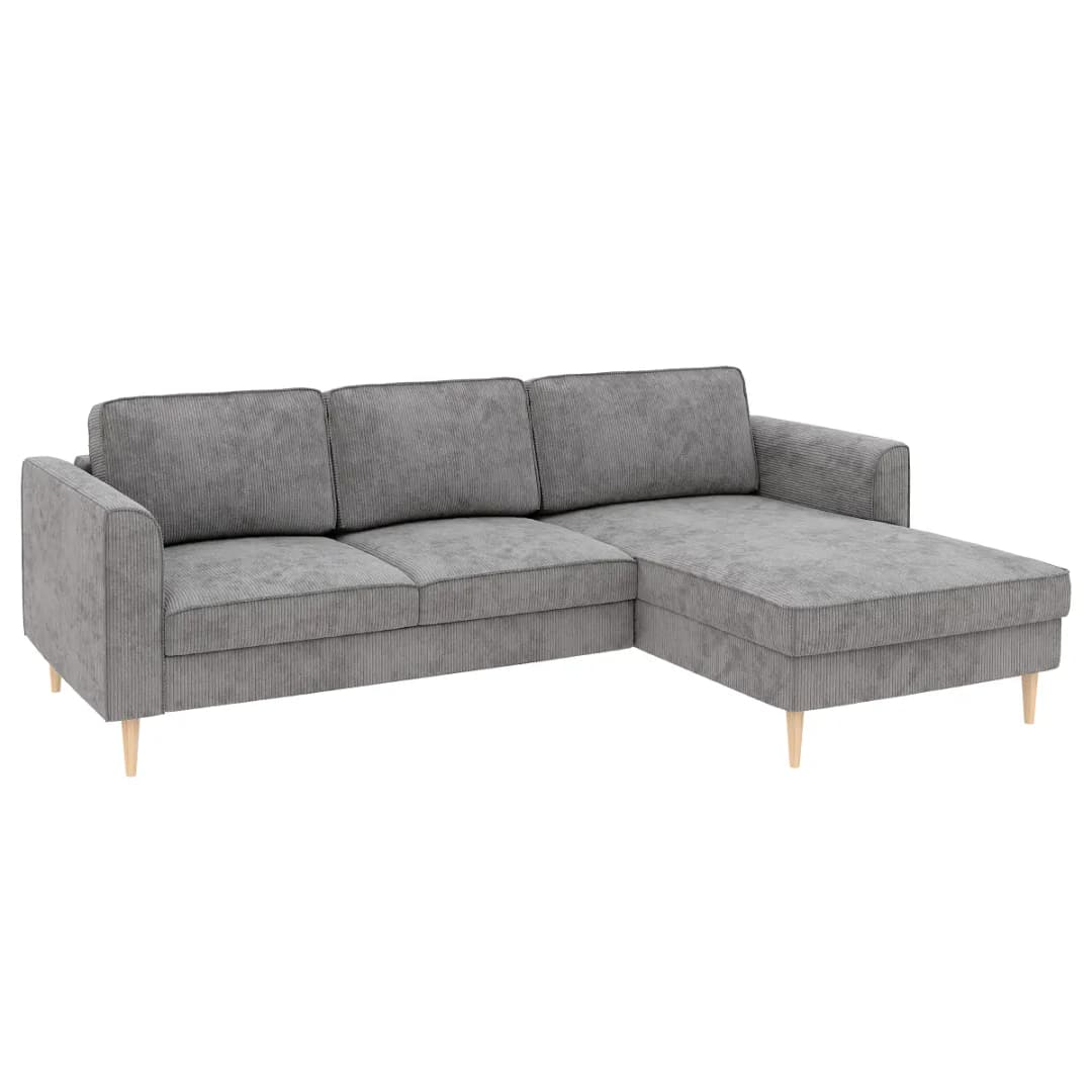 Ecksofa Hilja | Grau