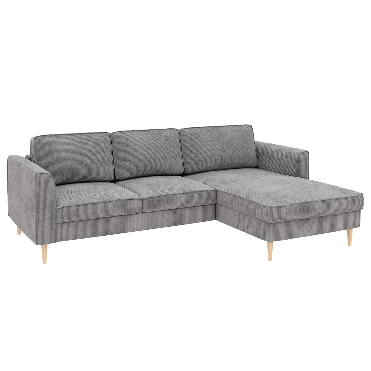 Ecksofa Hilja | Grau