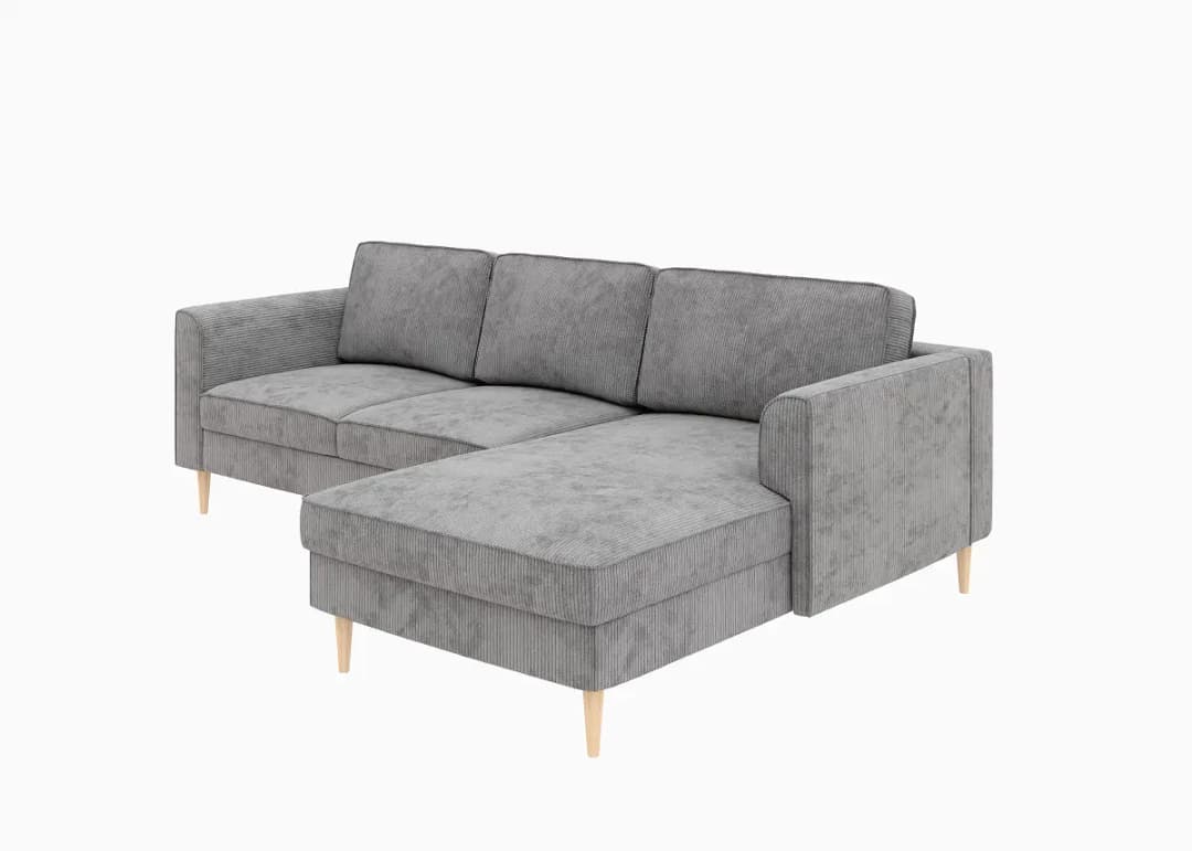 Ecksofa Hilja | Grau