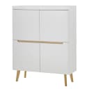 Highboard Follet | Weiß