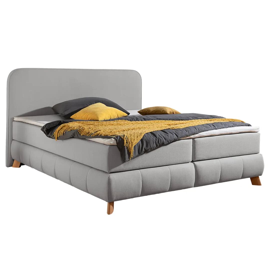 Norrwood Boxspringbett Gerazia | Grau