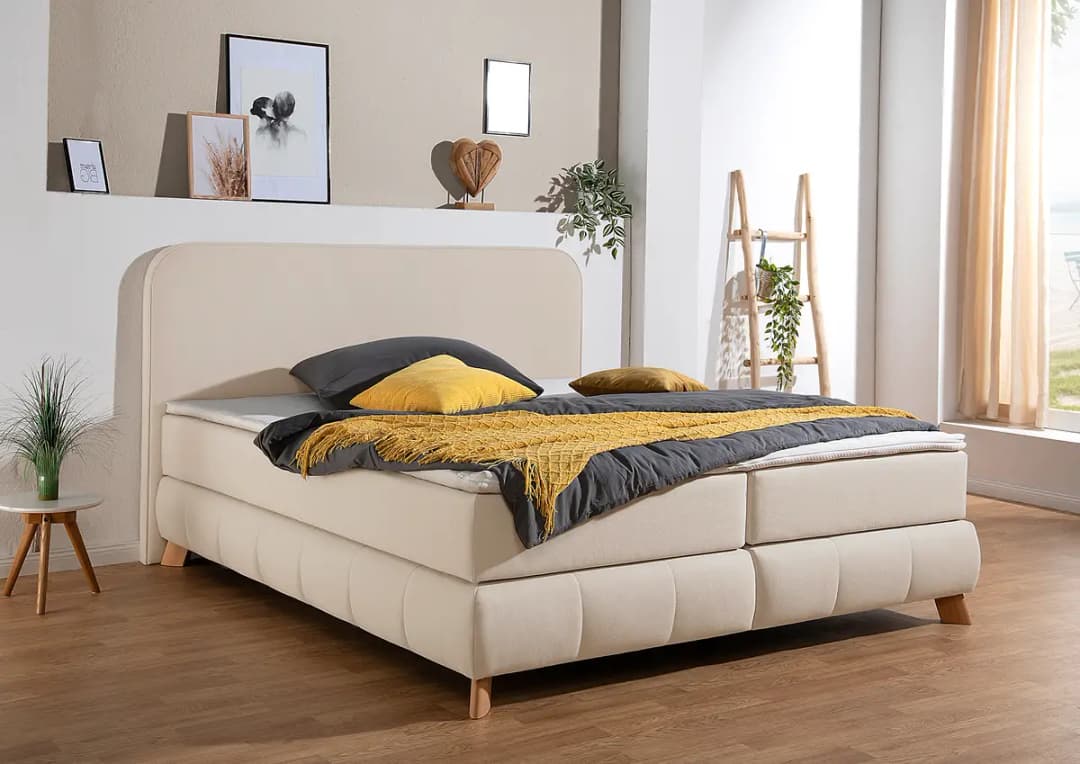 Boxspringbett Gerazia | Beige
