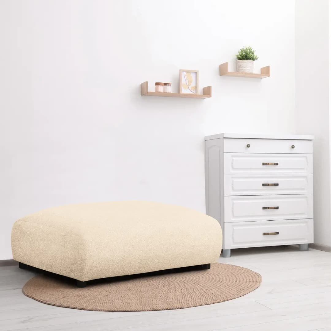Fredriks Polsterhocker Blerta | Beige