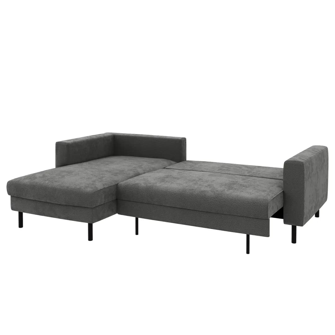 home24 Ecksofa AMGA | Grau