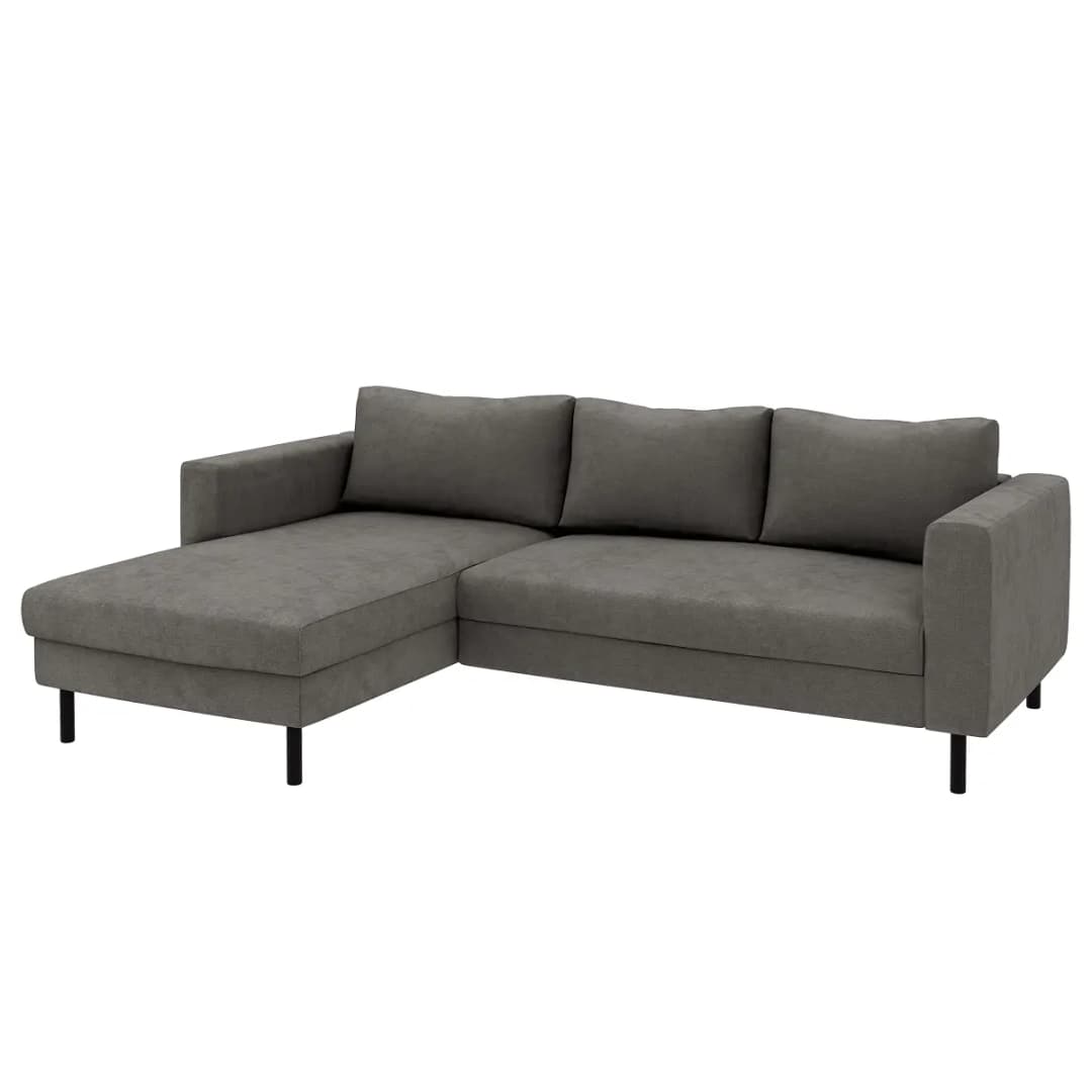 home24 Ecksofa AMGA | Grau