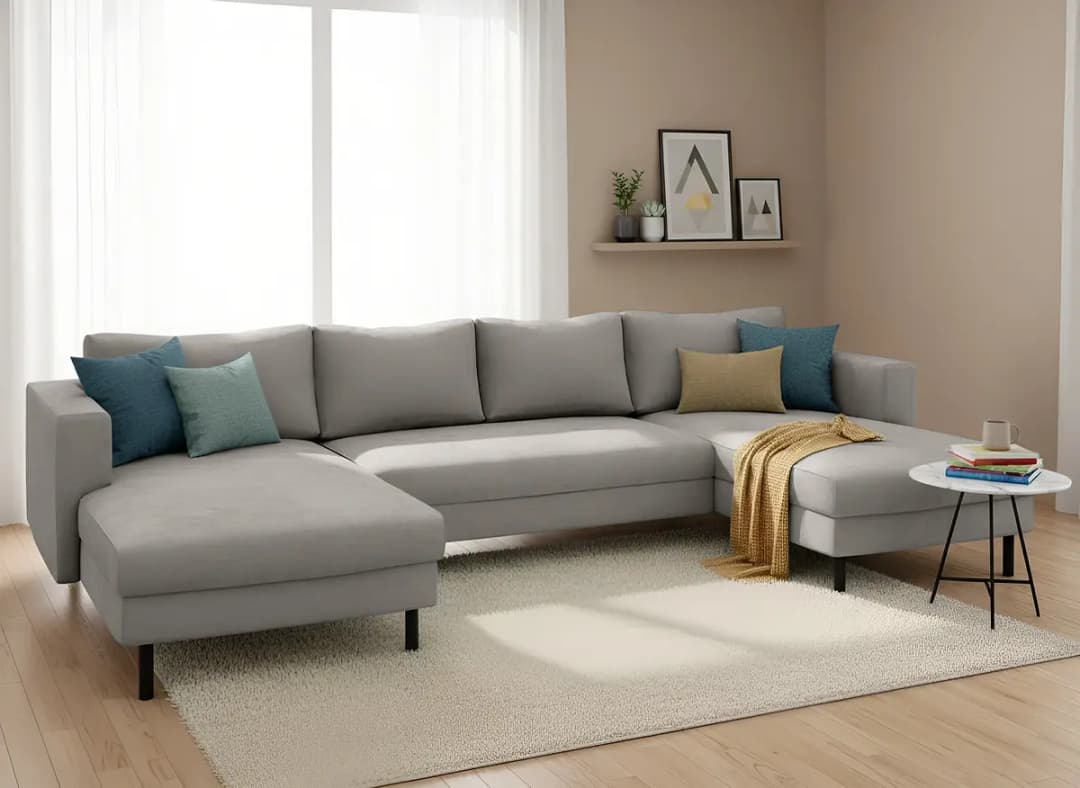 home24 Wohnlandschaft AMGA | Grau