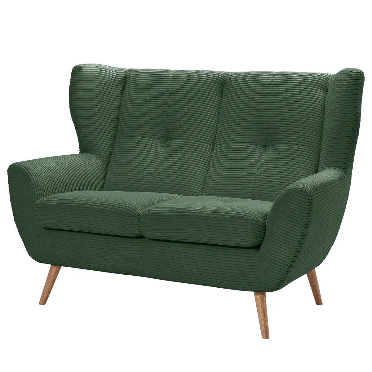 2-Sitzer Sofa Samno | Grün