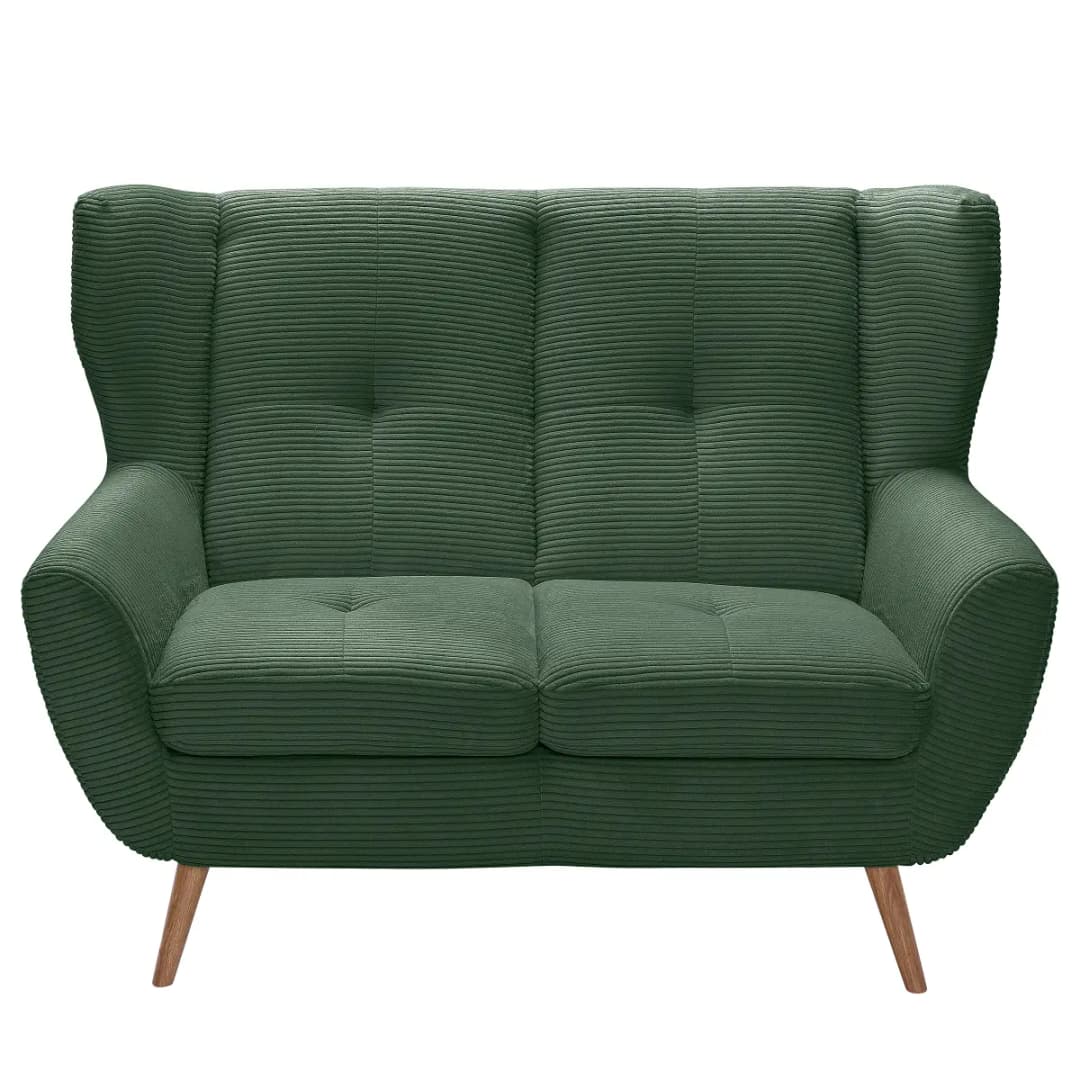2-Sitzer Sofa Samno | Grün