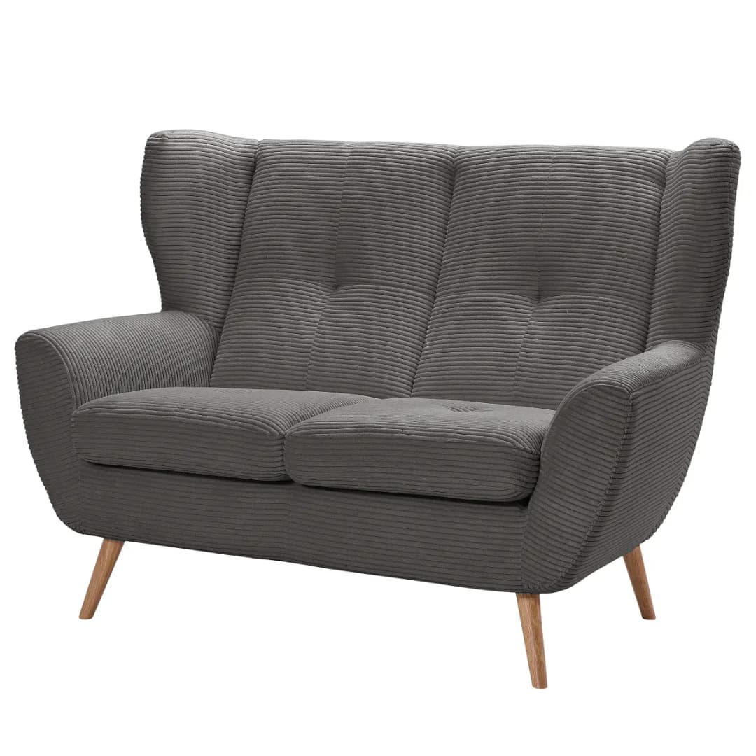 2-Sitzer Sofa Samno | Grau