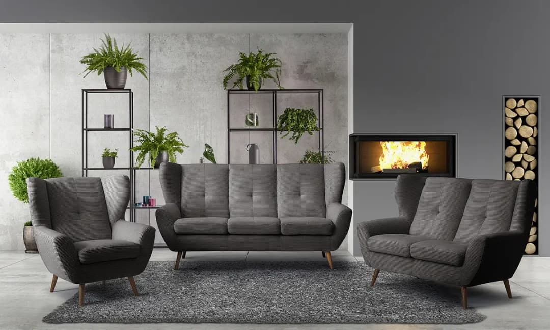 2-Sitzer Sofa Samno | Grau