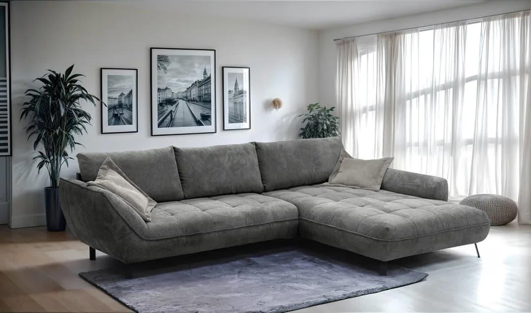 Fredriks Ecksofa Nanpu | Grau