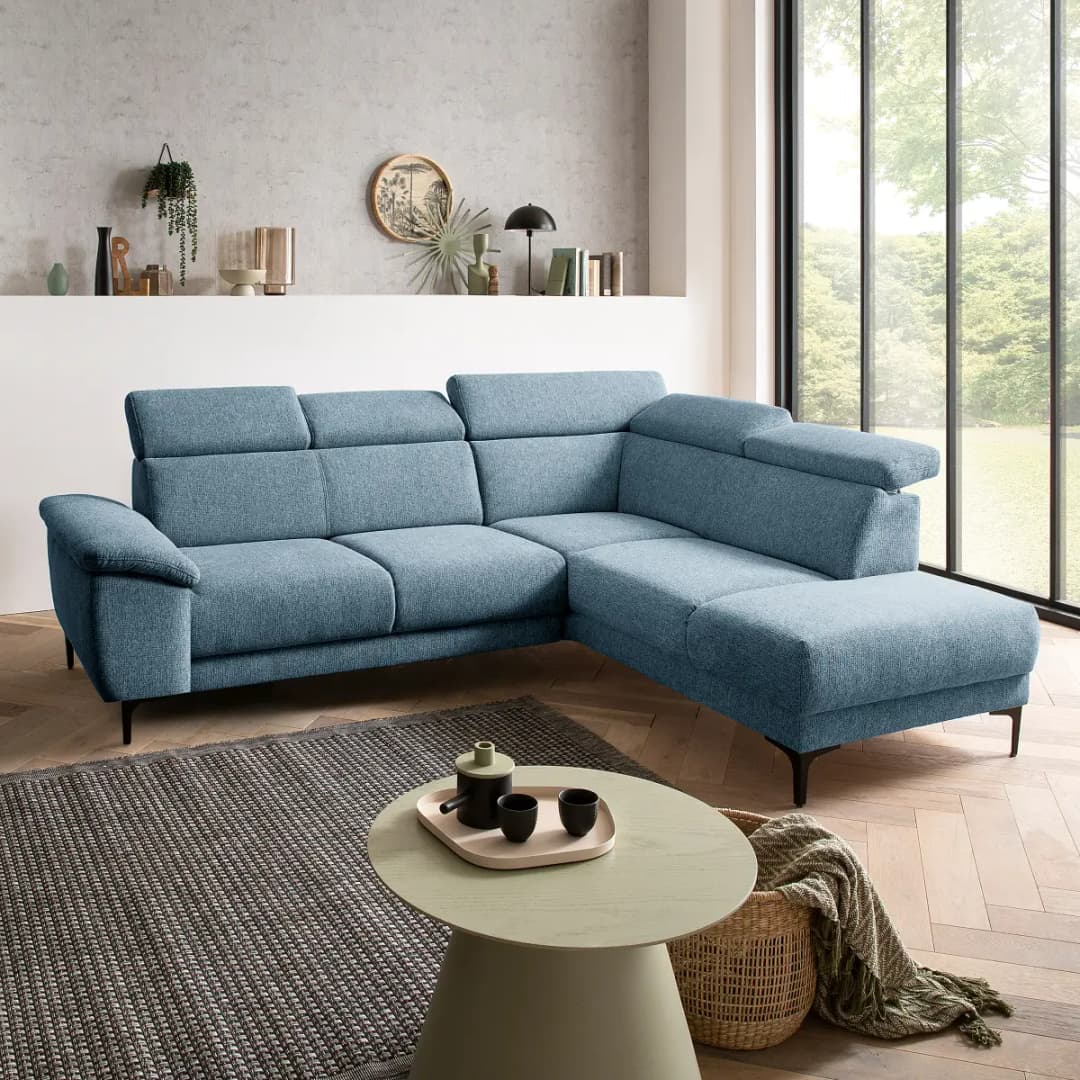 Fredriks Ecksofa Mayda | Blau