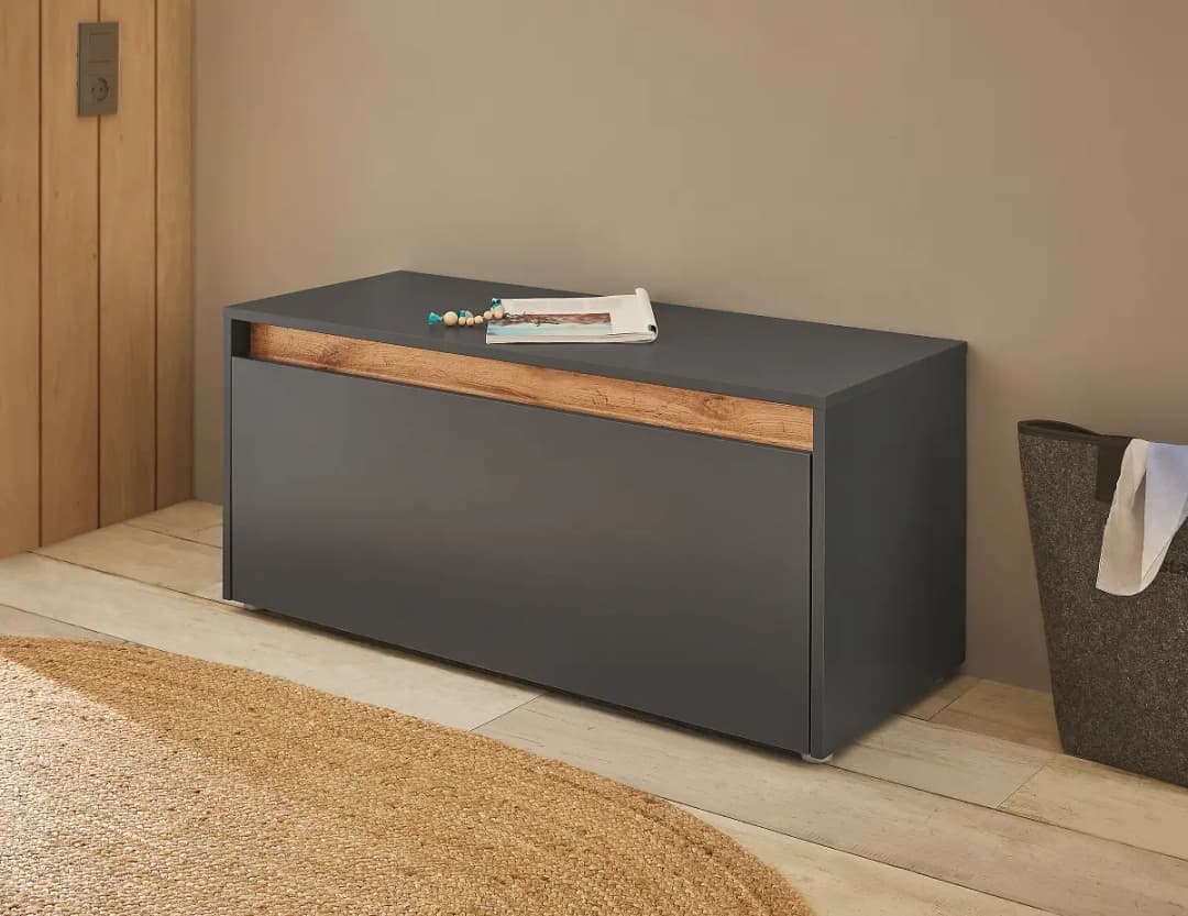 Norrwood Garderobenbank Olon | Grau