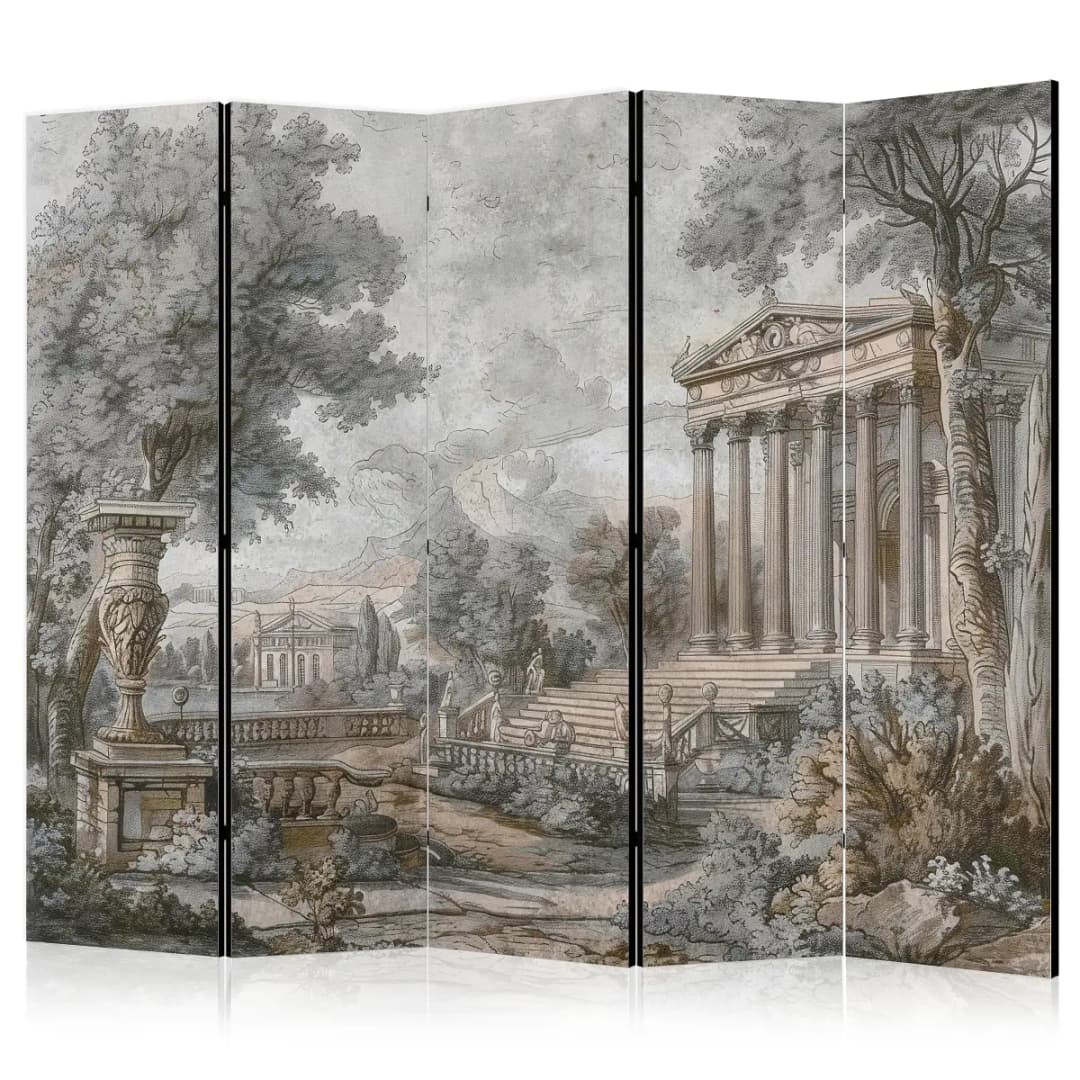 Paravent Antique Landscape | Mehrfarbig