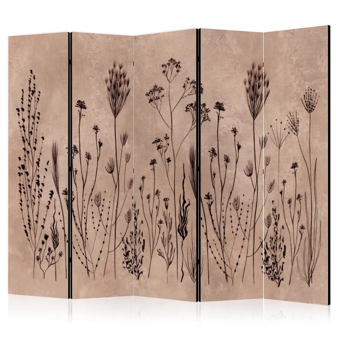 Paravent Plant Vintage | Braun