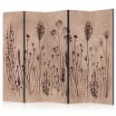 Paravent Plant Vintage | Braun