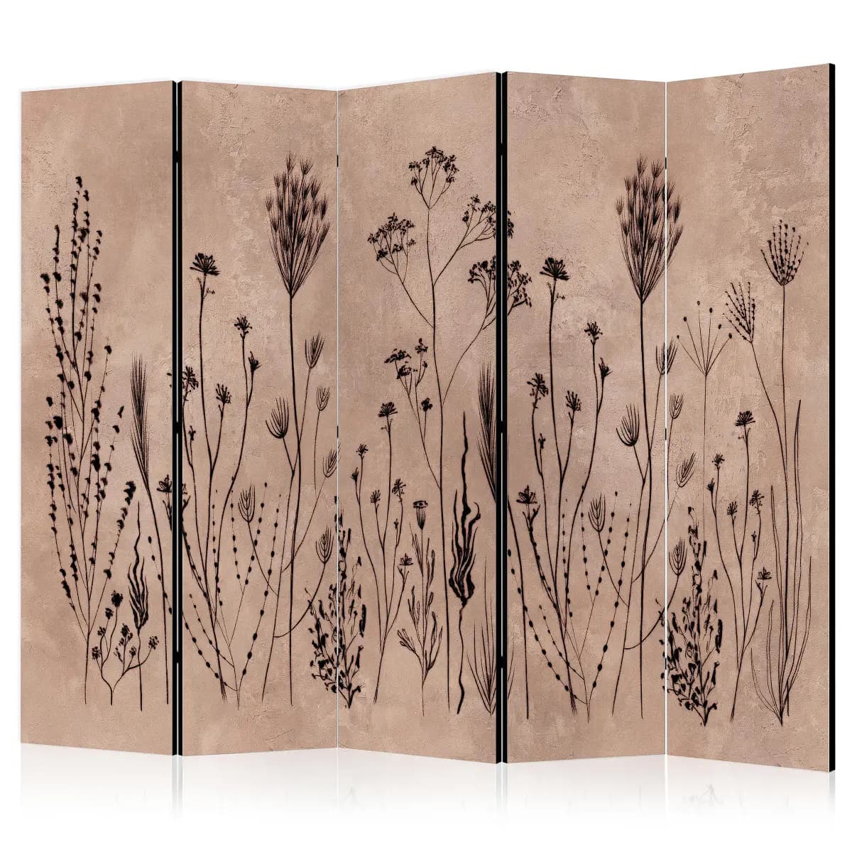 Paravent Plant Vintage | Braun