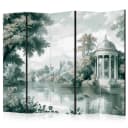 Paravent View of Park & Lake | Mehrfarbig