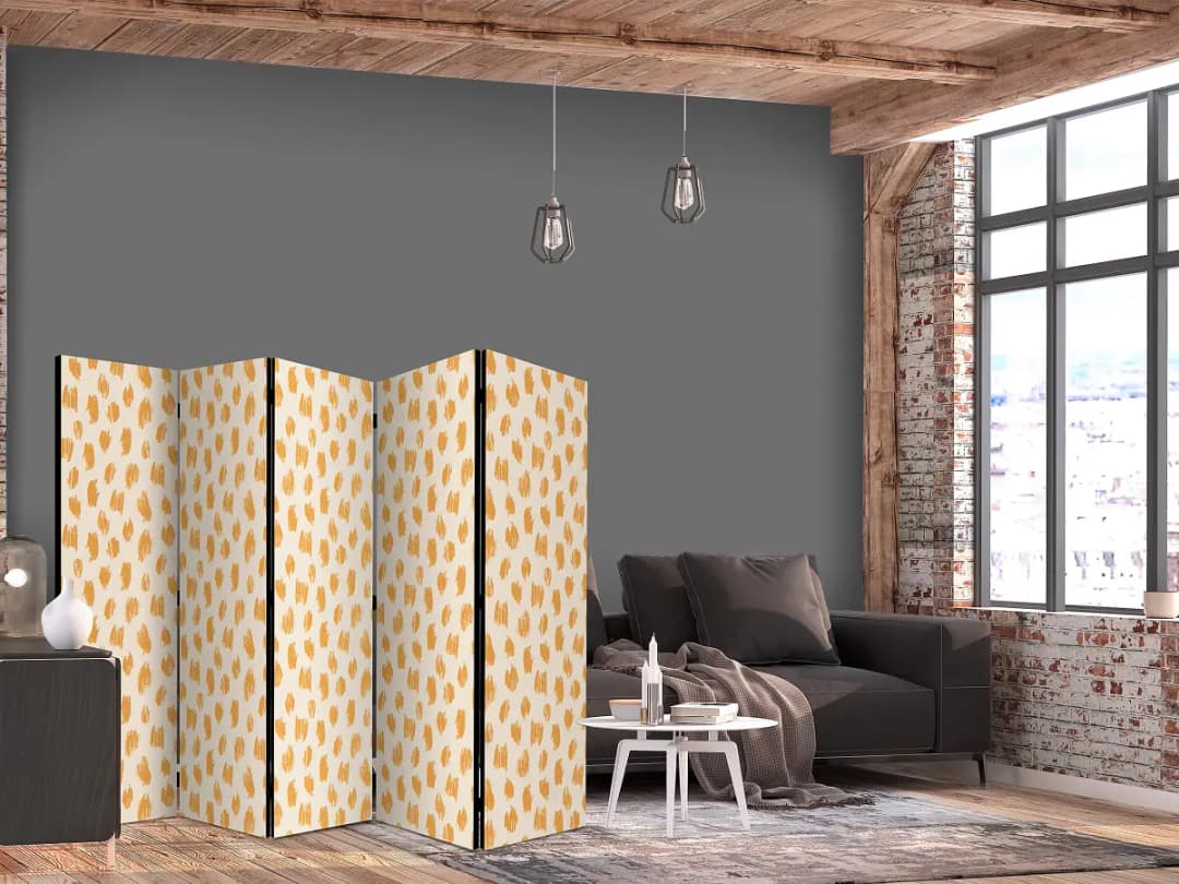 Artgeist Paravent Pattern Spots & Dots | Mehrfarbig