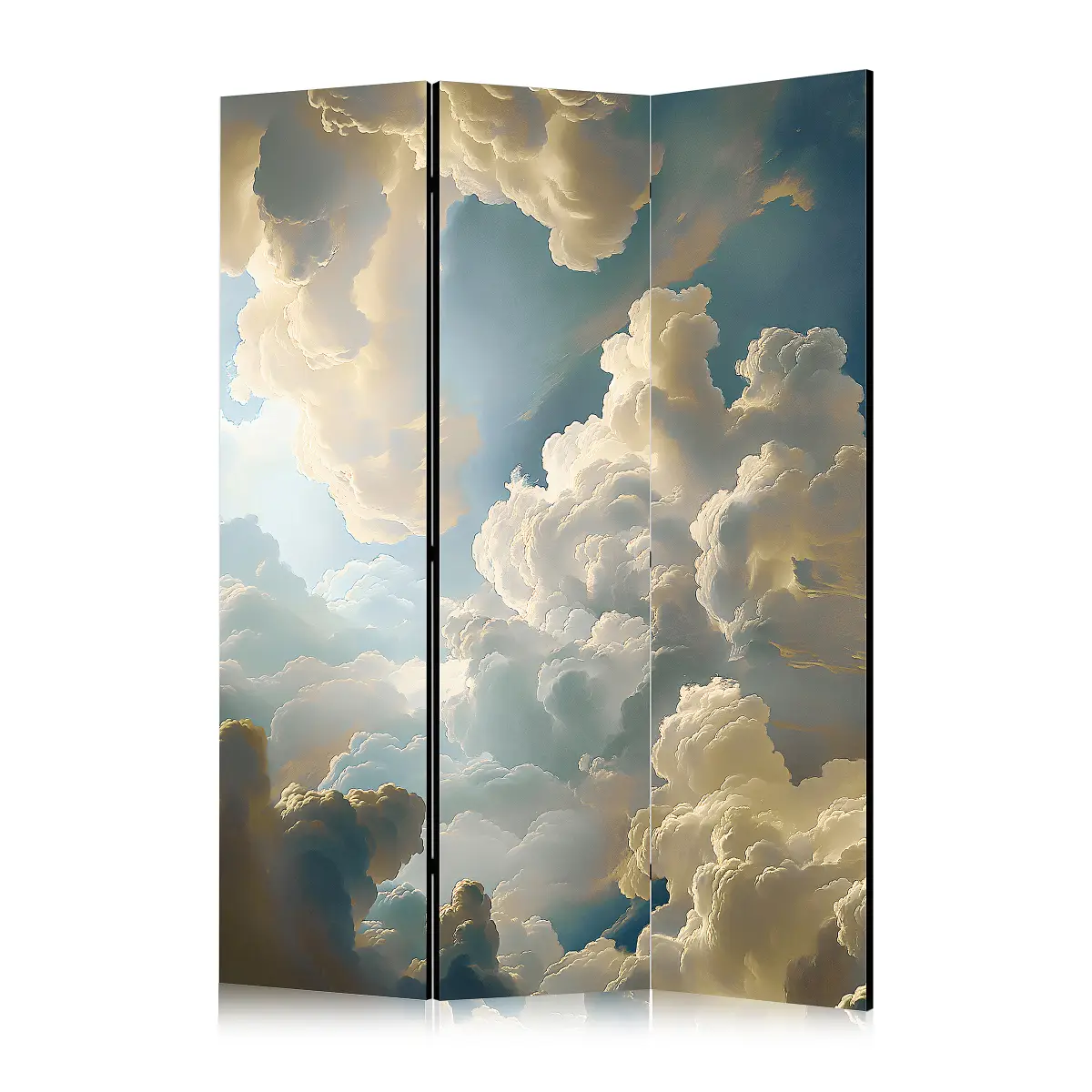 Akustik-Paravent Display of Nature Andere Grau 135 x 172cm