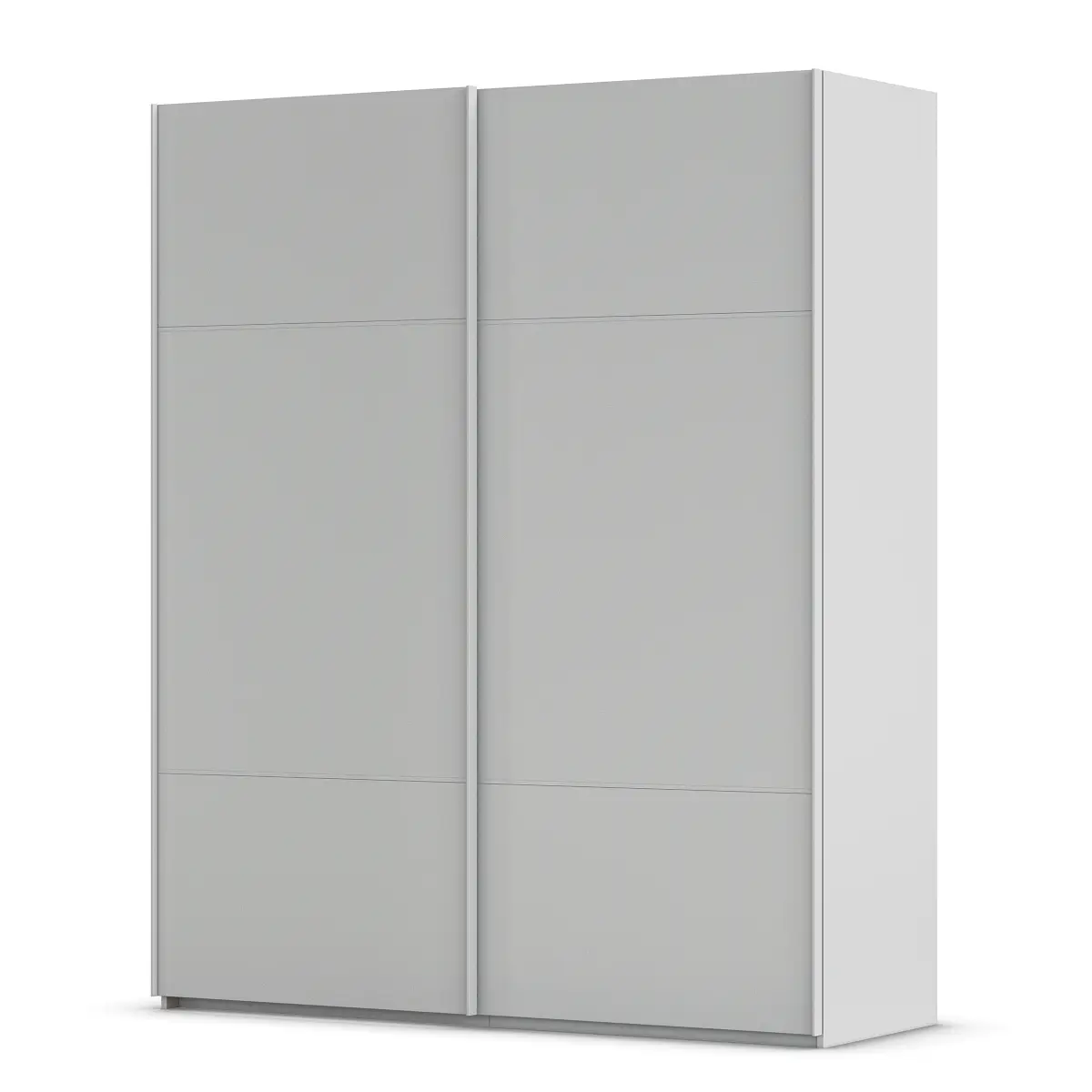 Schwebetürenschrank Covalo | Grau