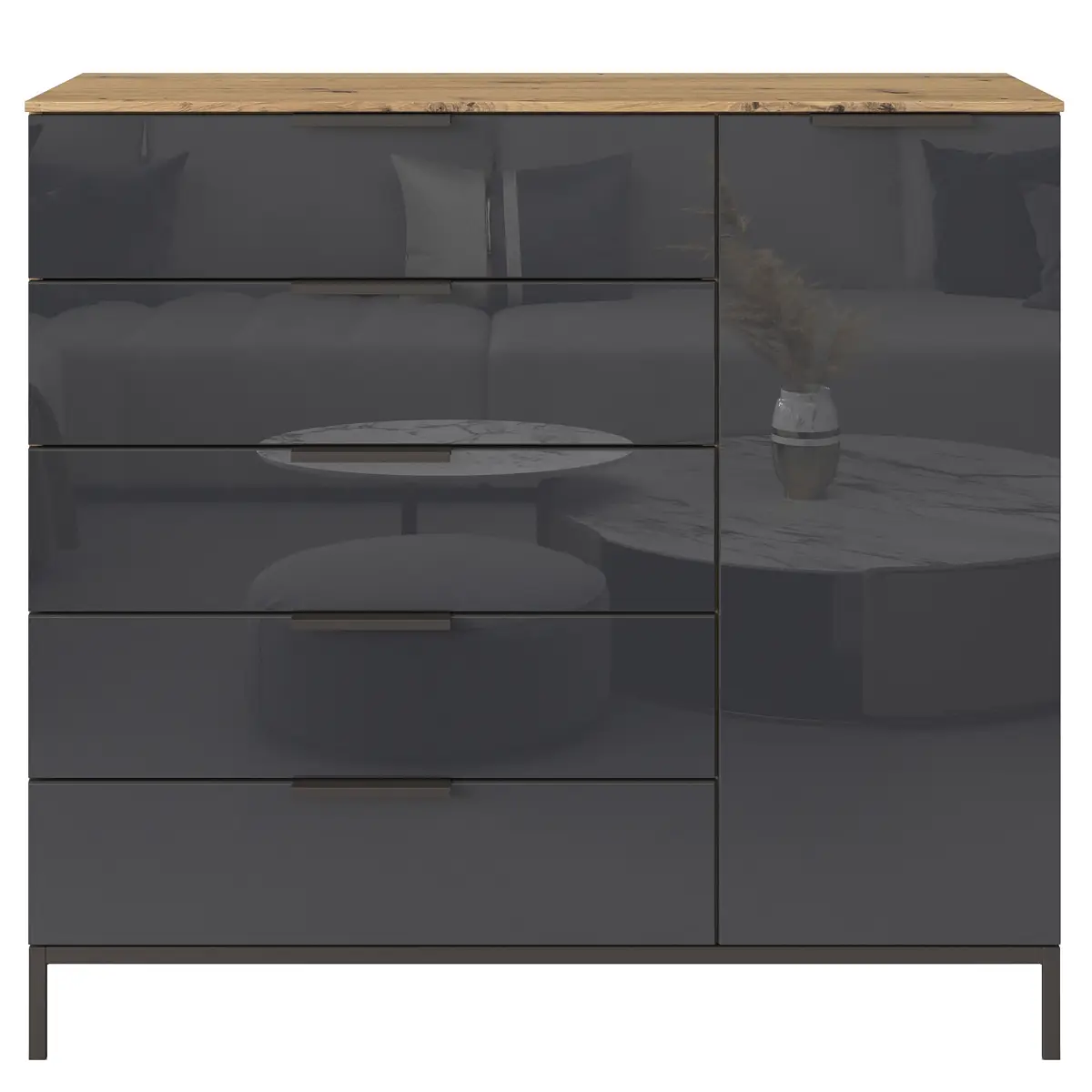 rauch Orange Kommode Flipp | Holztöne