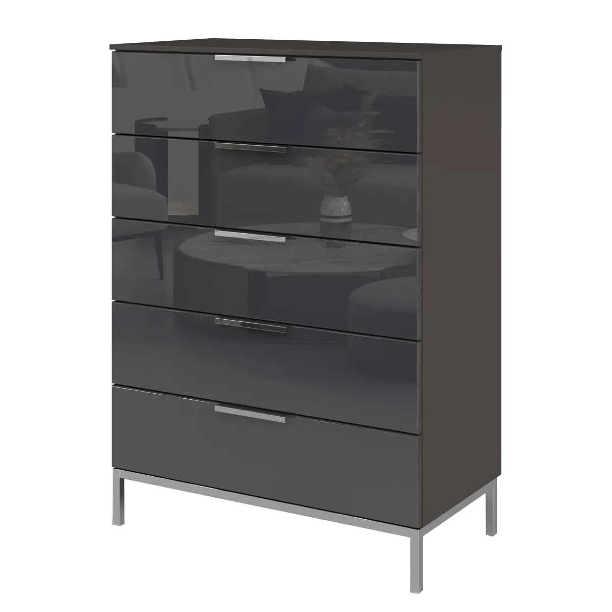 rauch Orange Kommode Flipp | Grau