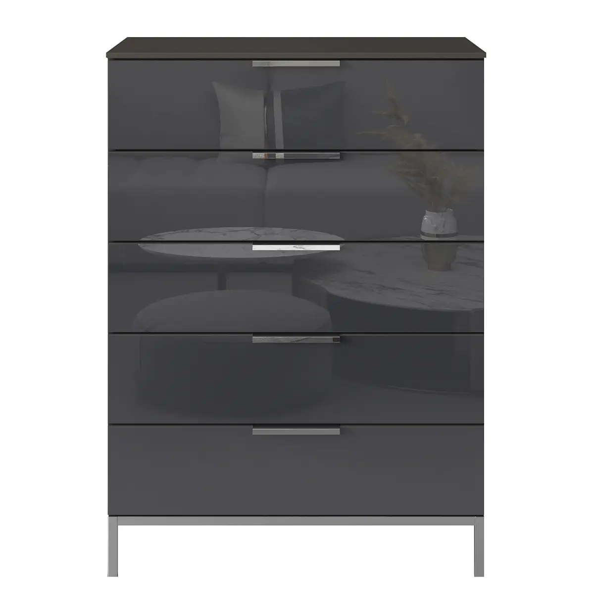 rauch Orange Kommode Flipp | Grau