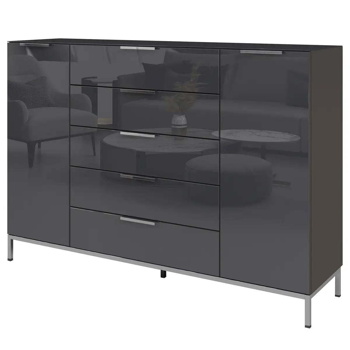 Sideboard Flipp | Grau