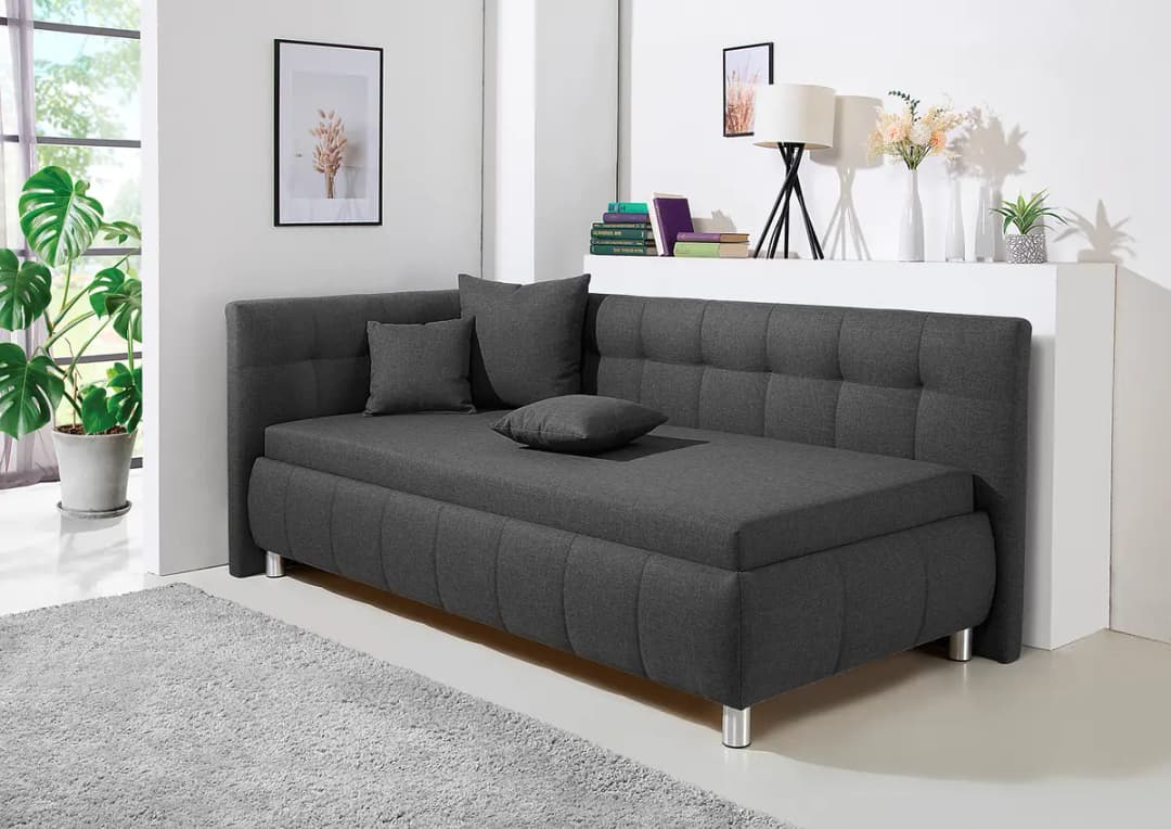 Red Living Polsterbett Obbligo | Grau