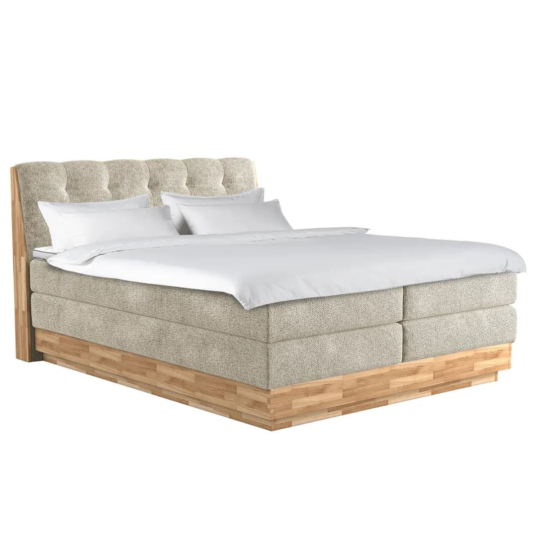 Boxspringbett Oria | Beige