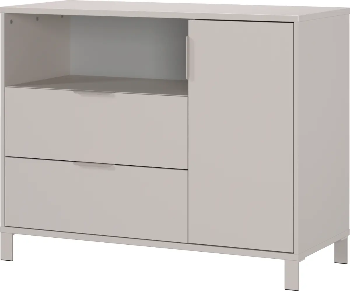 Babyzimmerset Alkmaar 3-teilig Grau/Beige | Grau