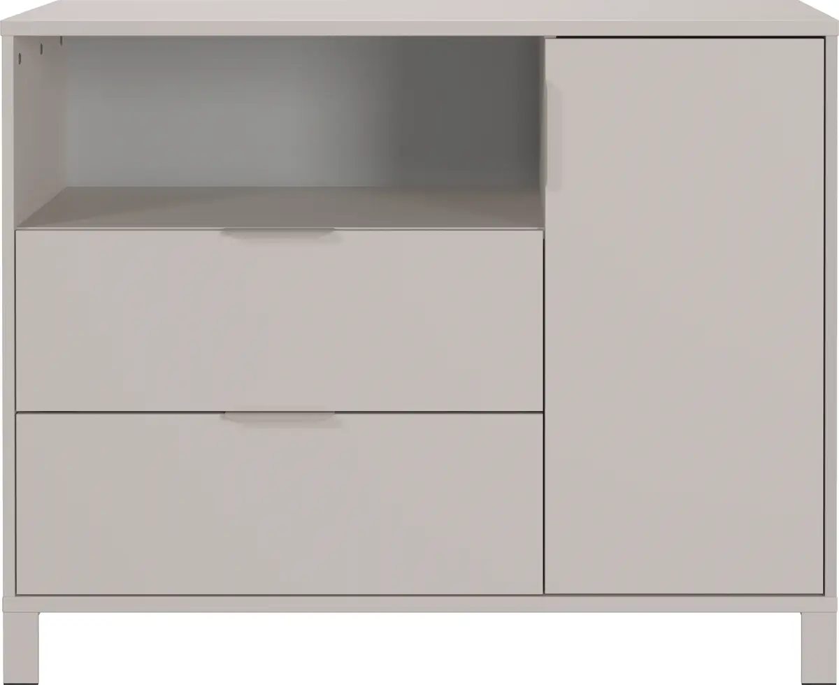 Babyzimmerset Alkmaar 3-teilig Grau/Beige | Grau