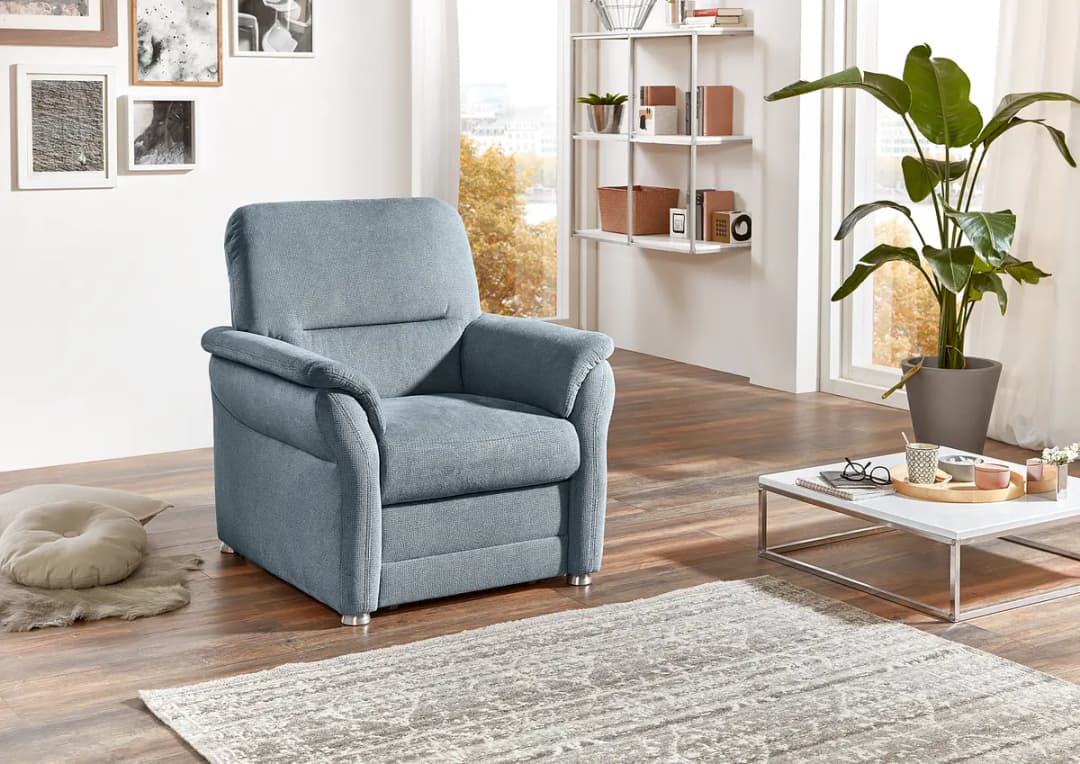 Fredriks Sessel Porcia | Blau