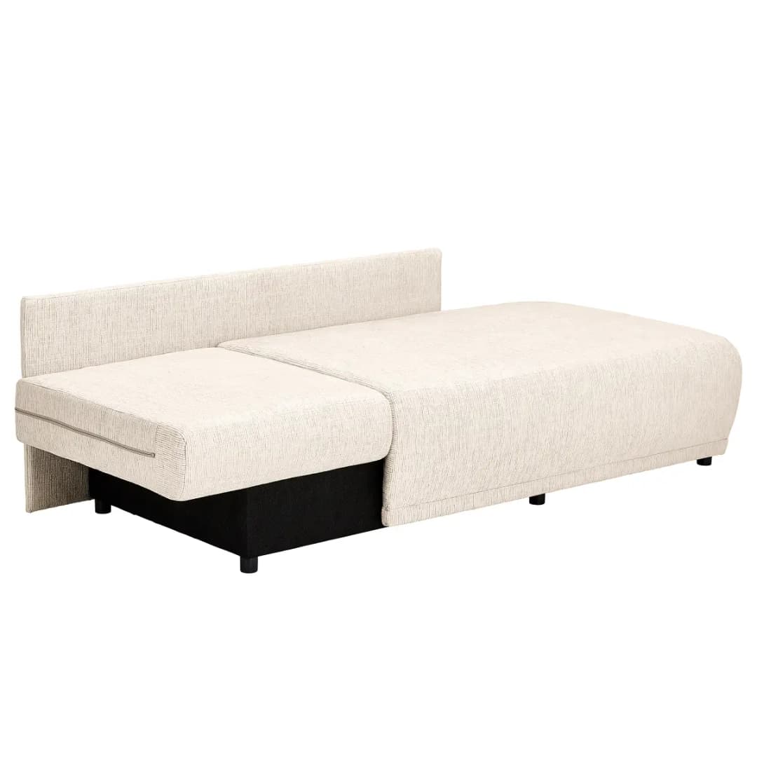 Mørteens Chaiselongue Balkis mit Schlaffunktion | Weiß