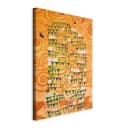Leinwandbild Tree of Life Filz Orange/Orange 40 x 60cm | Orange
