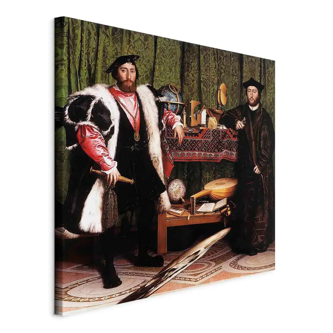Artgeist Leinwandbild Ambassadors Filz Beige/Beige 40 x 40cm | Beige