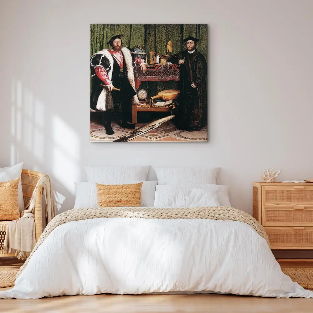 Artgeist Leinwandbild Ambassadors Filz Beige/Beige 40 x 40cm | Beige