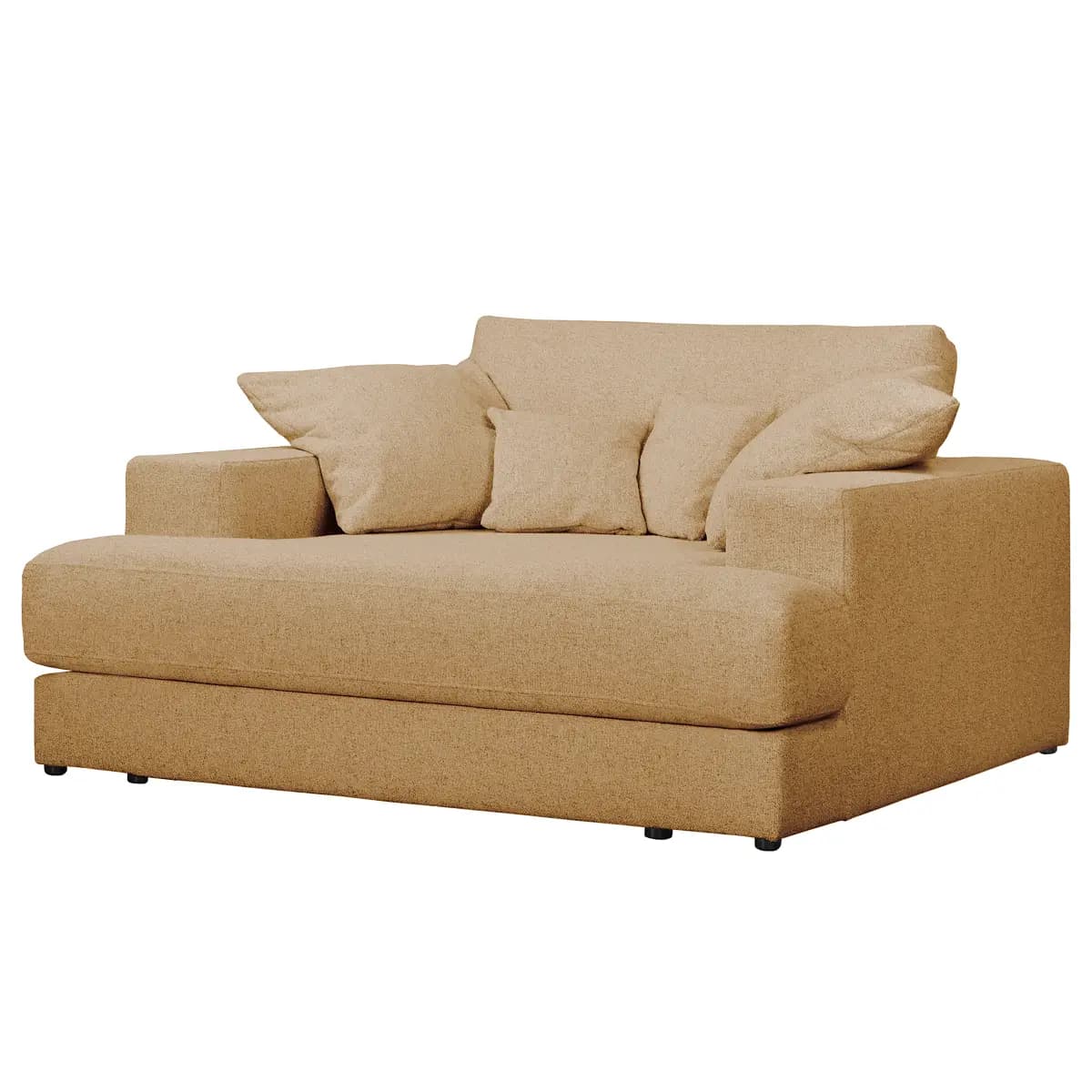 XXL-Sessel Orange Webstoff Hevi | Beige