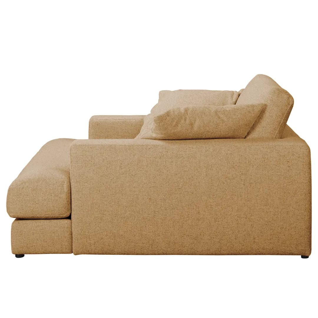 XXL-Sessel Orange Webstoff Hevi | Beige