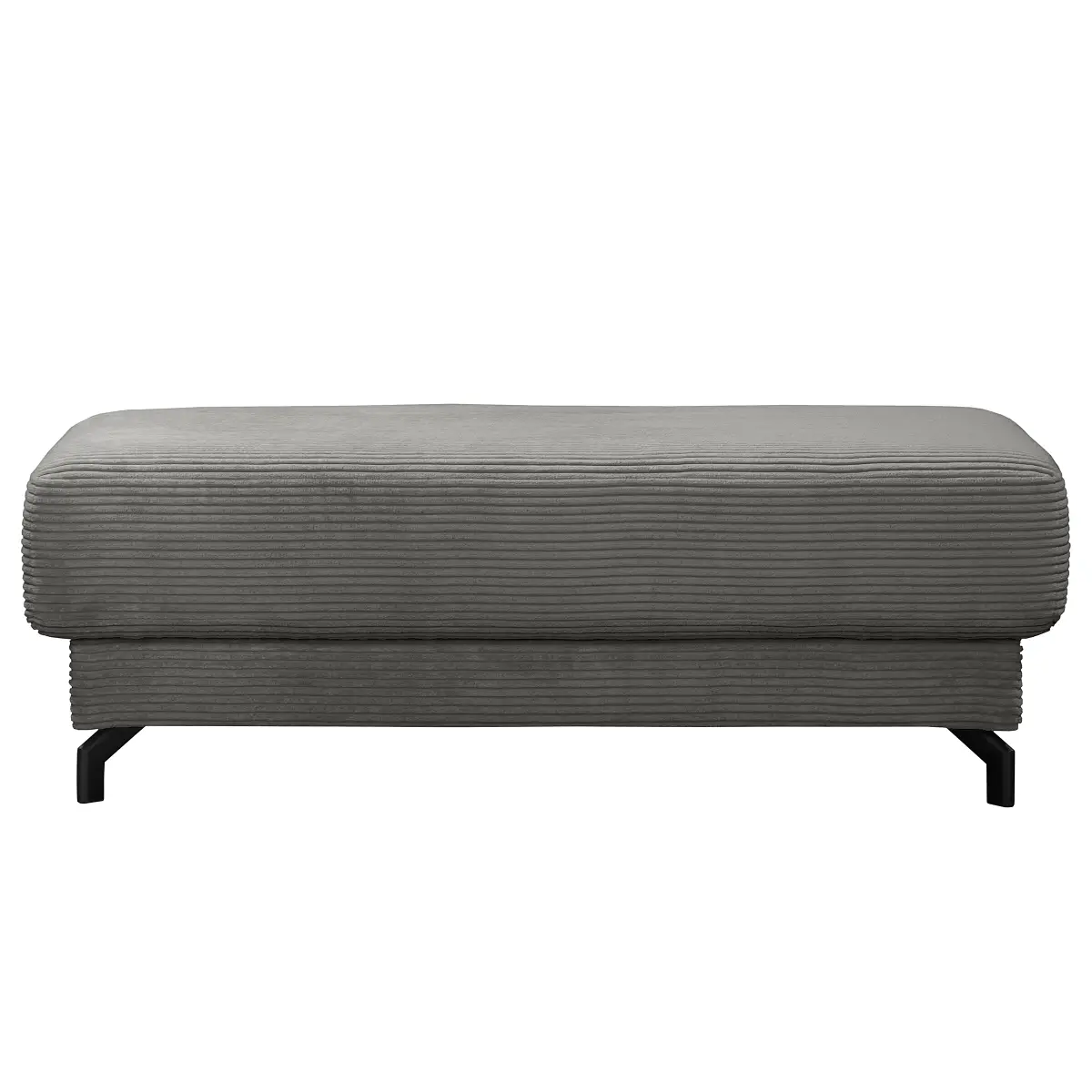 Polsterhocker Poppy | Grau